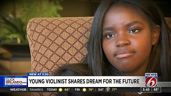 13-year-old Sanford violinist hopes to change the face of classical music
